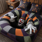 Set di Biancheria da Letto Trapuntata 3 Pezzi Clown Trap