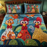 Set di Biancheria da Letto Trapuntata 3 Pezzi Fascino di Cluck
