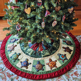 Fascino Costiero Copri Base per Albero di Natale Trapuntato