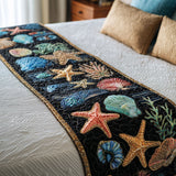 Patchwork Costiero Runner da Letto Trapuntato