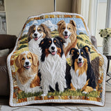 Delizia del Prato del Collie Coperta Trapuntata