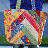 Giardino Colorato Borsa Tote Trapuntata