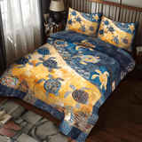 Set di Biancheria da Letto Trapuntata 3 Pezzi Tartarughe Colorate di Baby