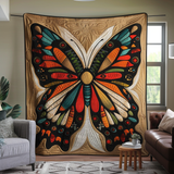 Farfalla Colorata Coperta Trapuntata