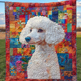 Cane Colorato Coperta Trapuntata