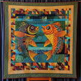 Correnti Colorate Coperta Trapuntata