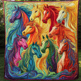 Galoppo Colorato Coperta Trapuntata