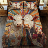 Set di Biancheria da Letto Trapuntata 3 Pezzi Colorato Grazers
