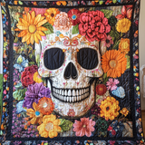 Tocco di Teschio Colorato Coperta Trapuntata