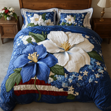 Set di Biancheria da Letto Trapuntata 3 Pezzi Giardino di Columbine