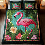 Set di Biancheria da Letto Trapuntata 3 Pezzi Grazia del Corallo