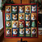 Parata di Natale del Corgi Coperta Trapuntata