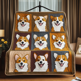 Corgi Adorabili Coperta Trapuntata