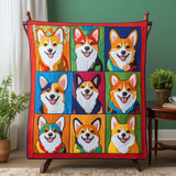 Gioia del Corgi Coperta Trapuntata
