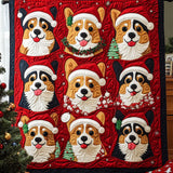 Distesa di Coccole del Corgi Coperta Trapuntata