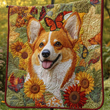 Tempi del Corgi Coperta Trapuntata