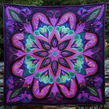 Fiore Cosmico Coperta Trapuntata