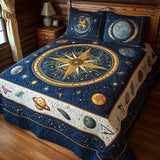 Set di Biancheria da Letto Trapuntata 3 Pezzi Esploratore Cosmico