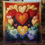Cuori Cosmici Coperta Trapuntata