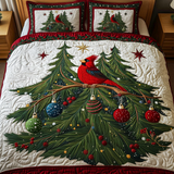 Set di Biancheria da Letto Trapuntata 3 Pezzi Cardinale Accogliente