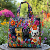 Cucciolo Chic e Accogliente Borsa Tote Trapuntata