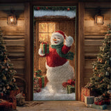 Natale Accogliente Copriporta Trapuntato