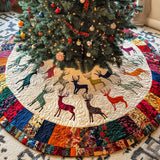 Compagni Accoglienti Copri Base per Albero di Natale Trapuntato