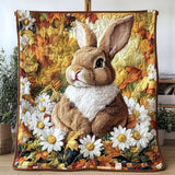 Coniglietto Autunnale Accogliente Coperta Trapuntata
