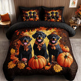 Set di Biancheria da Letto Trapuntata 3 Pezzi Accogliente Rottie