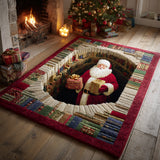 Accogliente Babbo Natale Tappeto