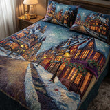 Set di Biancheria da Letto Trapuntata 3 Pezzi Accogliente Street