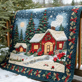 Cottage Invernale Accogliente Coperta Trapuntata