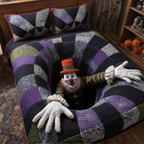 Set di Biancheria da Letto Trapuntata 3 Pezzi Creepy Clown
