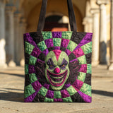Pagliaccio Inquietante Borsa Tote Trapuntata