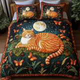 Set di Biancheria da Letto Trapuntata 3 Pezzi Cronache di Curious del Gatto