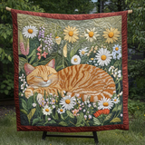 Cronache del Gatto Curioso Coperta Trapuntata