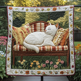 Cronache del Gatto Curioso Coperta Trapuntata