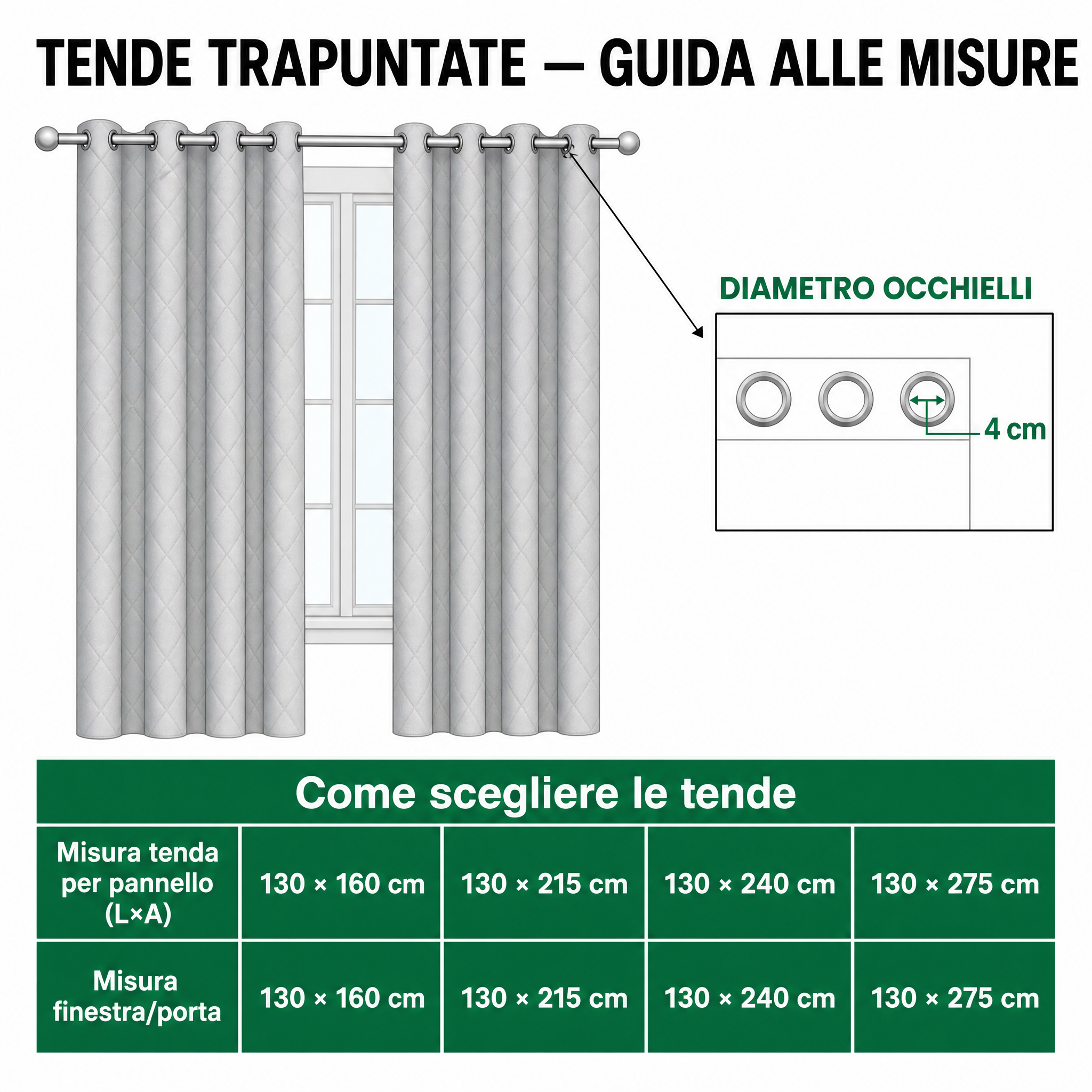 Grazia dell'Angelo Foglia di Tè Tende Trapuntate