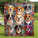 Beagle Carini Coperta Trapuntata