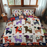 Set di Biancheria da Letto Trapuntata 3 Pezzi Bassotto di Daydreams