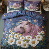 Set di Biancheria da Letto Trapuntata 3 Pezzi Margherita di Doze