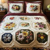 Set di Biancheria da Letto Trapuntata 3 Pezzi Deriva della Margherita