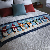 Pinguini Danzanti Runner da Letto Trapuntato
