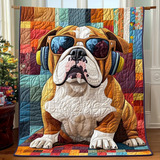 Delizia dell'Elegante Bulldog Coperta Trapuntata
