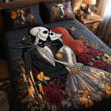 Dark Lovers 3-Piece Quilted Bedding Set NCU0TH3226