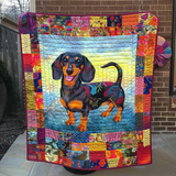 Patchwork di Bassotto Coperta Trapuntata
