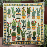 Fioritura del Deserto Coperta Trapuntata