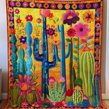 Delizia delle Fioriture del Deserto Coperta Trapuntata
