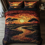 Set di Biancheria da Letto Trapuntata 3 Pezzi Sogno del Deserto