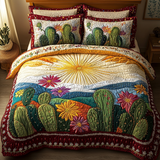 Set di Biancheria da Letto Trapuntata 3 Pezzi Sogni del Deserto